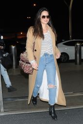 Olivia Munn in Travel Outfit - LAX Airport in Los Angeles 02/26/2019