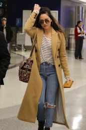 Olivia Munn in Travel Outfit - LAX Airport in Los Angeles 02/26/2019