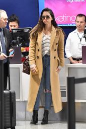 Olivia Munn in Travel Outfit - LAX Airport in Los Angeles 02/26/2019