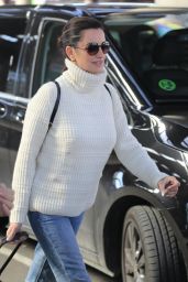 Penelope Cruz in Travel Outfit - Airport in Madrid 02/03/2019