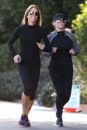 Reese Witherspoon - Jogging in Brentwood 02/12/2019