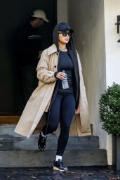 Rita Ora in Tight Black Gymwear - Beverly Hills 02/04/2019