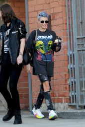 Ruby Rose - Shows Off a New Color Hairdo 01/31/2019