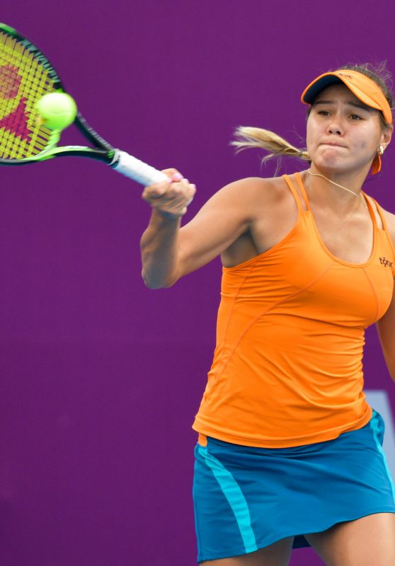 Sabina Sharipova – Qualifying for 2019 WTA Qatar Open in Doha 02/10/2019