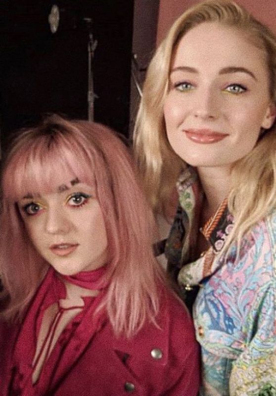 Sophie Turner and Maisie Williams - Glamour UK March 2019 Photos