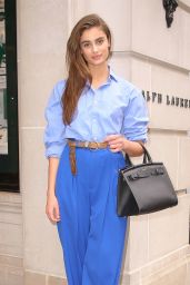 Taylor Hill Chic Style - Leaves the Ralph Lauren Fashion Show in New York 02/07/2019