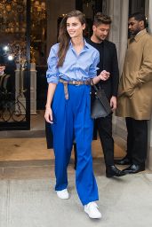 Taylor Hill Chic Style - Leaves the Ralph Lauren Fashion Show in New York 02/07/2019