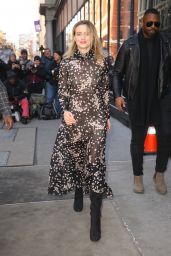 Taylor Schilling - Outside BUILD Studios in NY 02/05/2019
