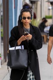 Zoe Kravitz - Shopping on Rodeo Drive in Beverly Hills 02/12/2019