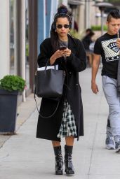 Zoe Kravitz - Shopping on Rodeo Drive in Beverly Hills 02/12/2019