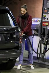 Alessandra Ambrosio - Getting Gas in Brentwood 03/04/2019
