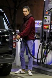 Alessandra Ambrosio - Getting Gas in Brentwood 03/04/2019