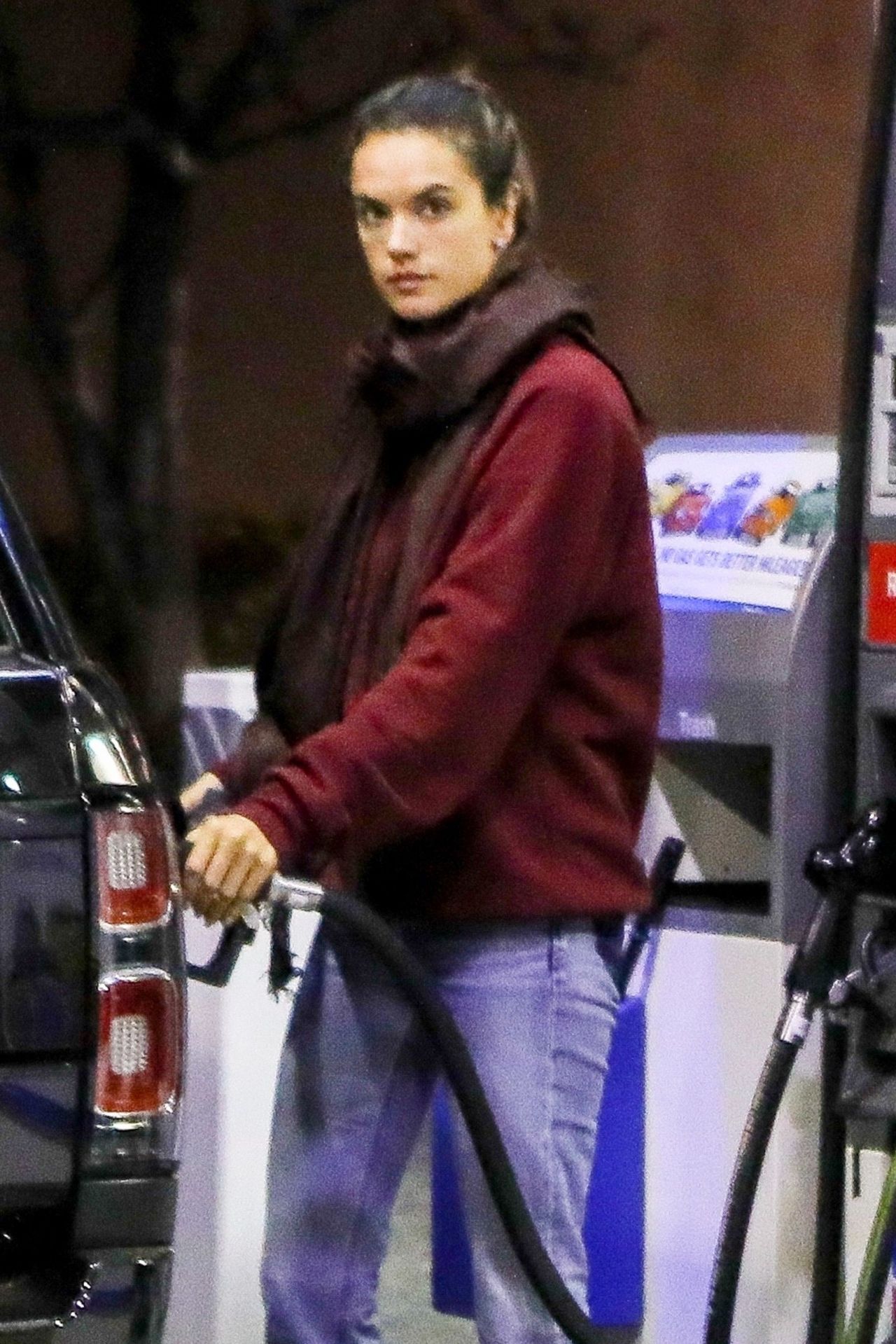 Alessandra Ambrosio - Getting Gas in Brentwood 03/04/2019 • CelebMafia