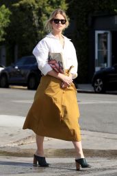 Alice Eve Cute Style - Out in Hollywood 03/22/2019