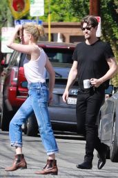 Amber Heard and Andy Muschietti - Visit a Friend's House in LA 03/30