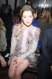 Amber Heard - Giambattista Valli Fashion Show in Paris 03/04/2019