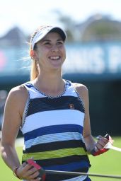 Belinda Bencic – Training at the 2019 Indian Wells Masters 03/13/2019