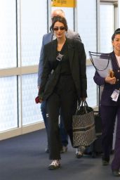 Bella Hadid at JFK Airport 03/20/2019