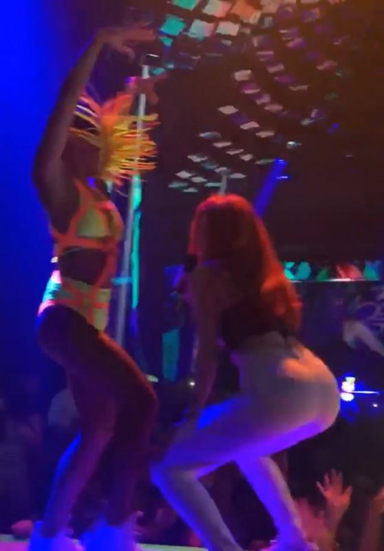 Bella Thorne - Lil Jon DJ set at Liv Miami 03/13/2019
