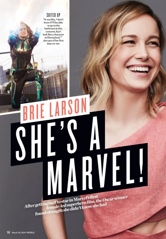 Brie Larson - People Magazine 03/18/2019 Issue