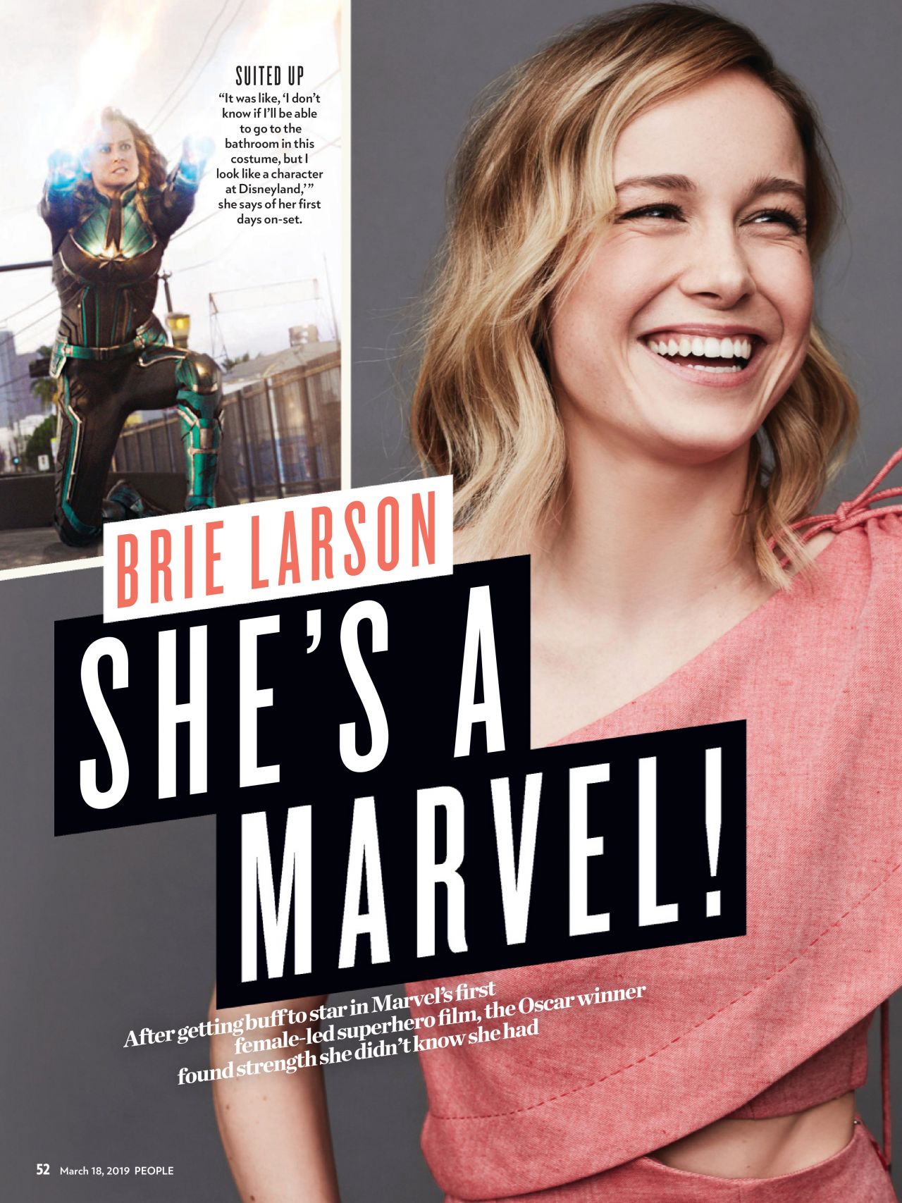 Brie Larson - People Magazine March 2019 Issue • CelebMafia