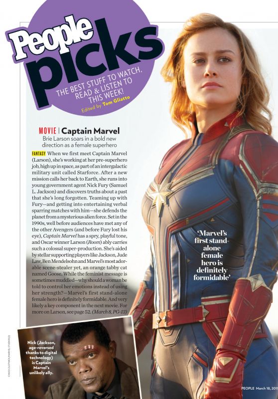 Brie Larson - People Magazine March 2019 Issue