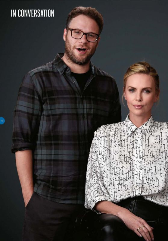 Charlize Theron and Seth Rogen - Total Film March 2019