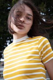 Charlotte Lawrence - Hanes x Karla Stripes Collection 2019