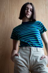 Charlotte Lawrence - Hanes x Karla Stripes Collection 2019