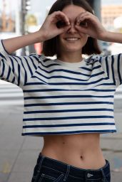 Charlotte Lawrence - Hanes x Karla Stripes Collection 2019