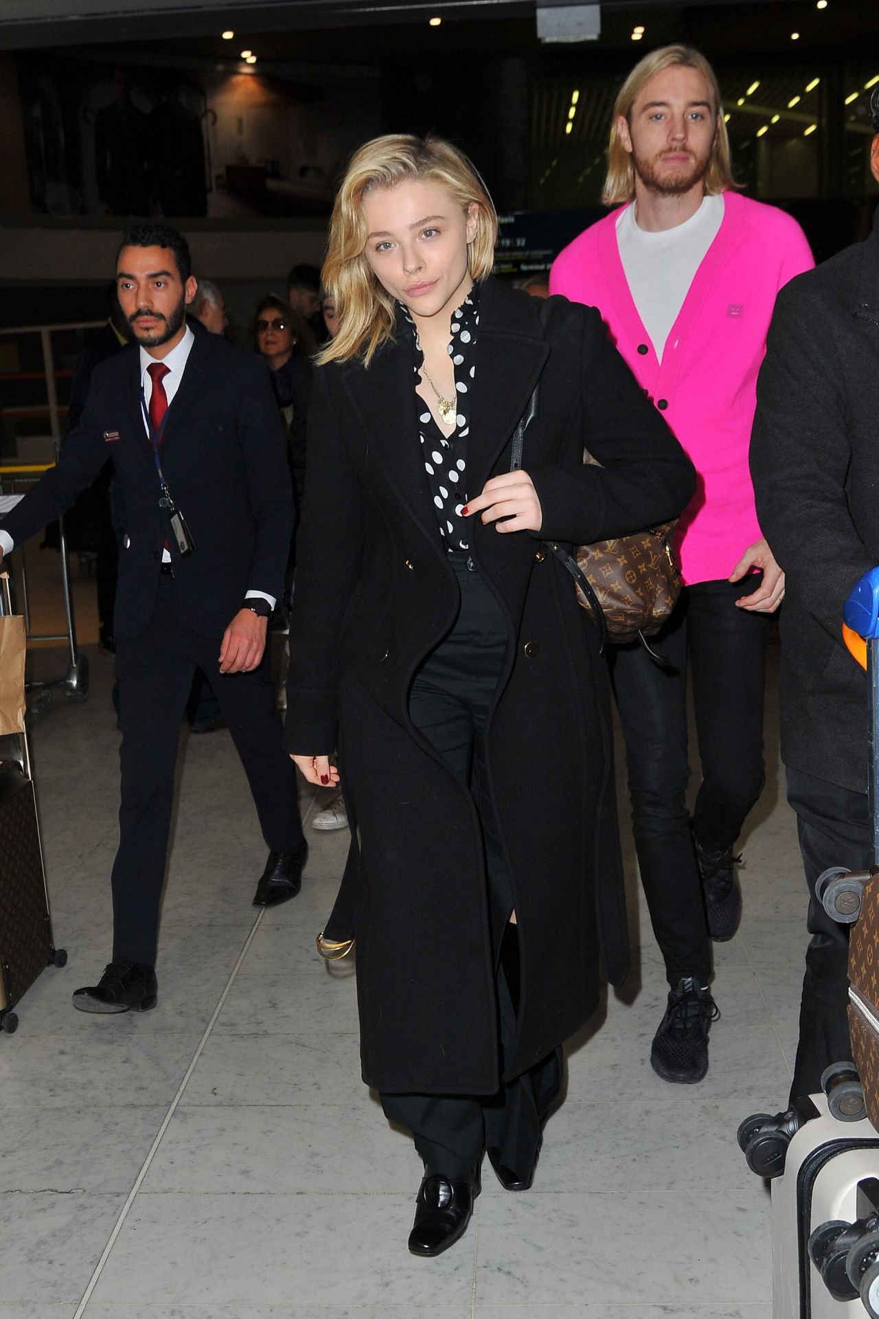 Chloe Grace Moretz - Charles de Gaulle Airport in Paris 03/03/2019