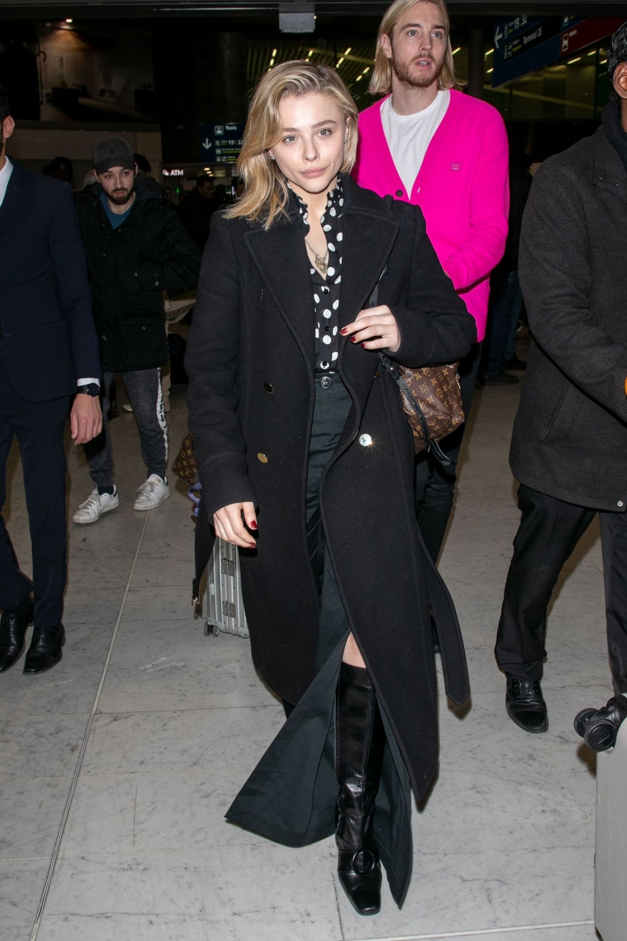 Chloe Grace Moretz - Charles de Gaulle Airport in Paris 03/03/2019 ...