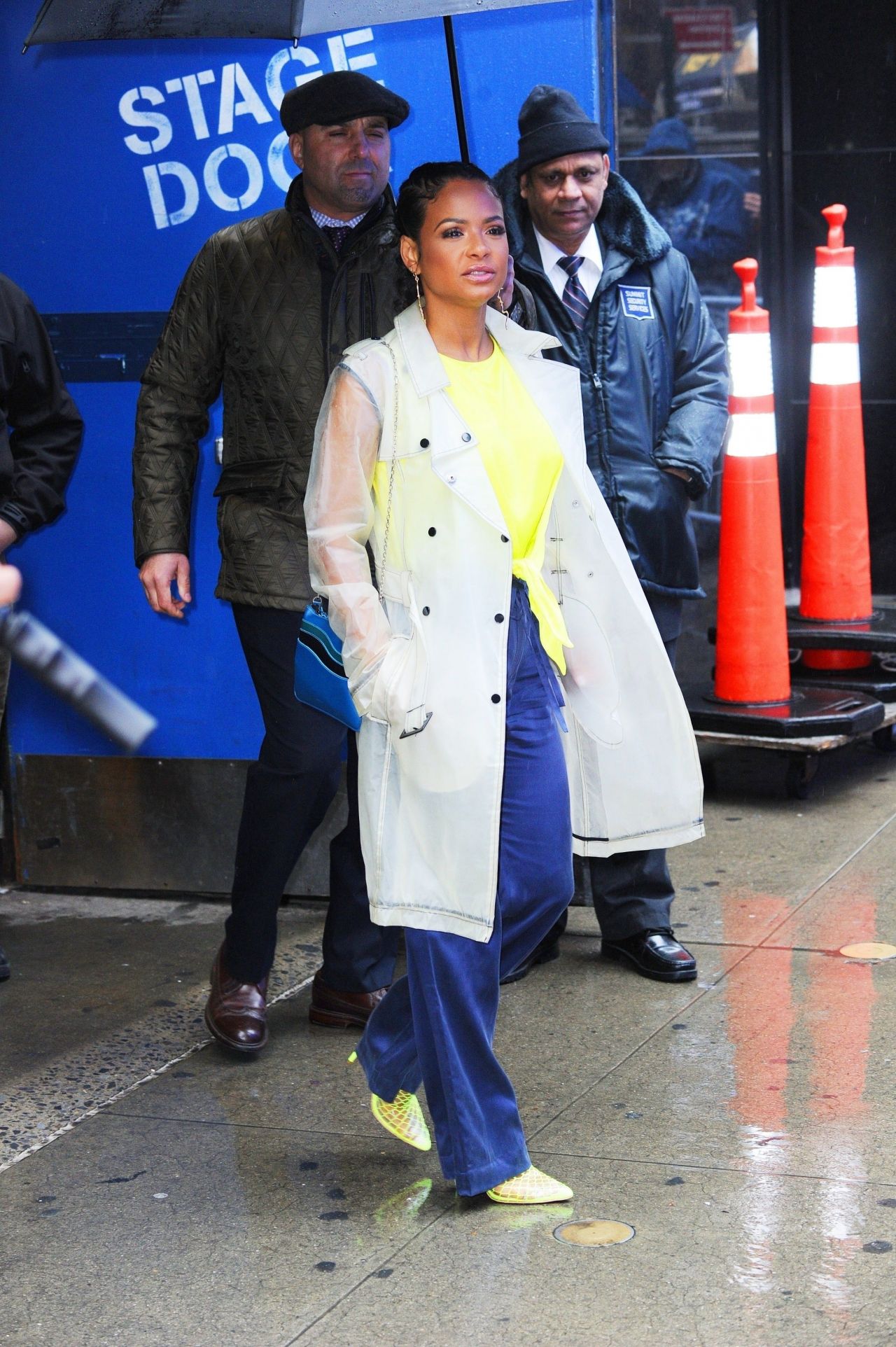 Christina Milian - Leaving Good Morning America in NYC 03/21/2019