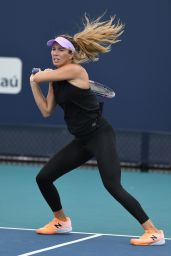 Danielle Collins - Practises During the Miami Open Tennis Tournament 03/20/2019
