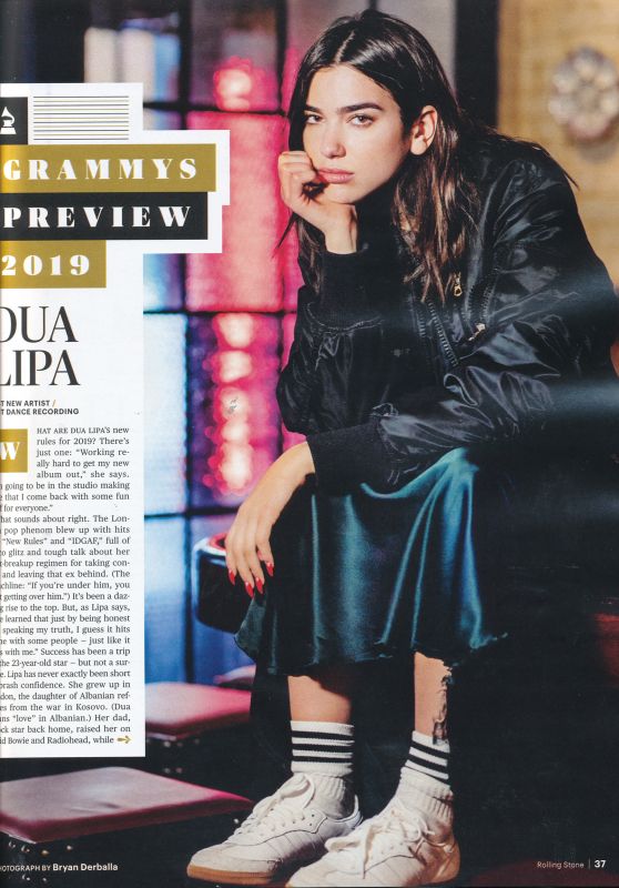 Dua Lipa - Rolling Stone February 2019