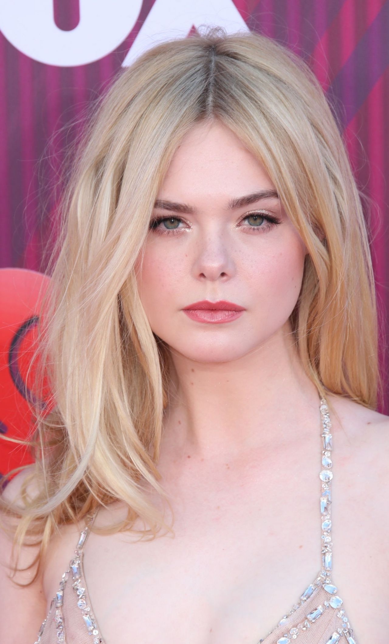 ELLE FANNING American film actress at the 2019 iHeartRadio Music