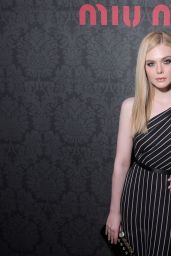 Elle Fanning - Miu Miu Dinner and Aftershow Party in Paris 03/05/2019
