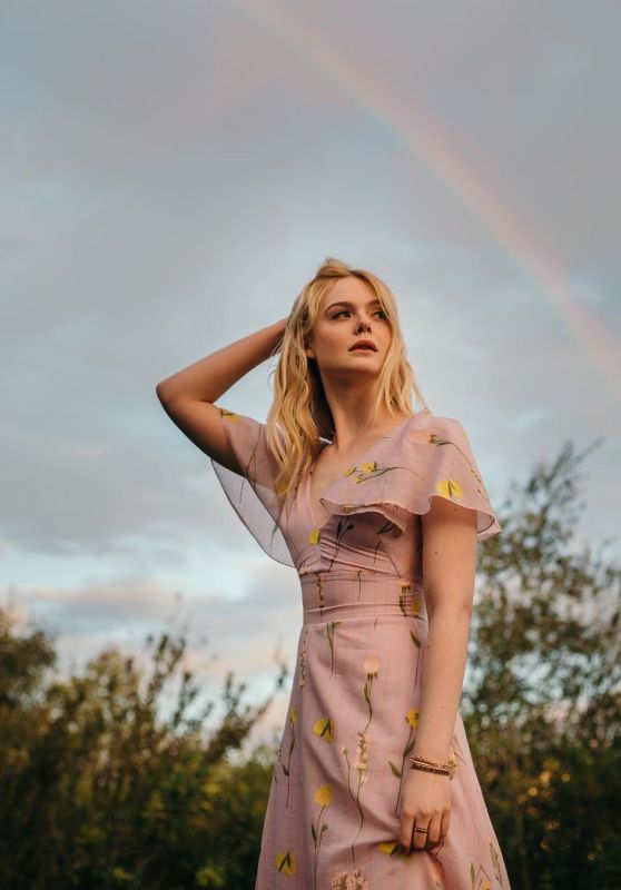 Elle Fanning - Photoshoot for "Wildflowers" Music Video