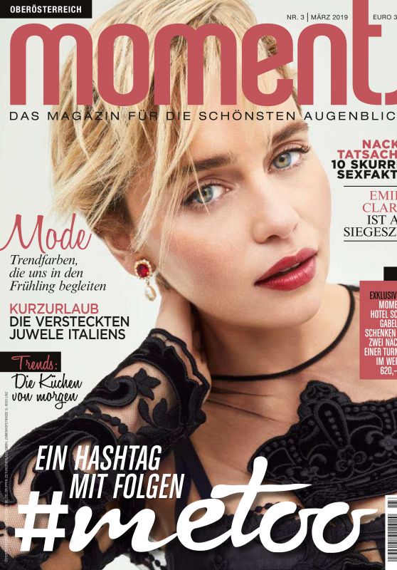 Emilia Clarke - moments Magazine March 2019 Issue