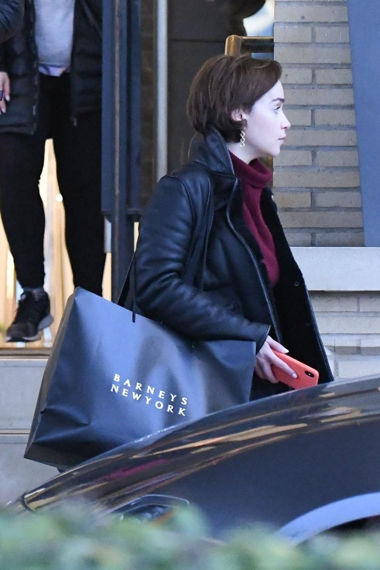 Emilia Clarke - Shopping at Barneys New York Department Store in NYC 03