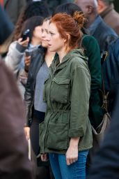 Emily Osment and Brittany Snow - "Sisters" Set in NYC 03/26/2019