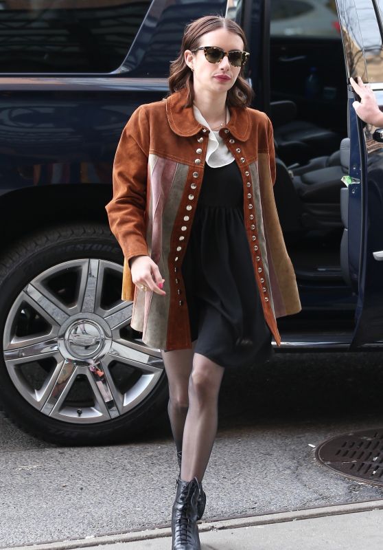 Emma Roberts is Stylish - Out in NYC 03/30/2019