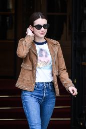 Emma Roberts - Leaving The Ritz Hotel in Paris 03/06/2019