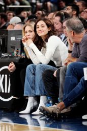 Emmy Rossum - LA Lakers VS New York Knicks in NYC 03/17/2019