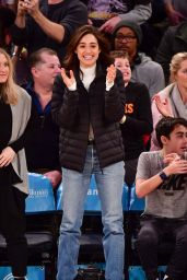 Emmy Rossum - LA Lakers VS New York Knicks in NYC 03/17/2019