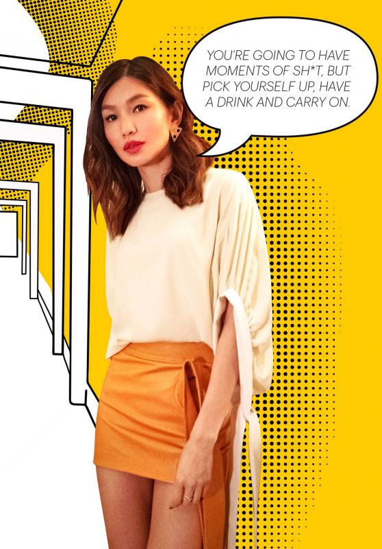 Gemma Chan - Glamour Magazine UK March 2019 Issue • CelebMafia