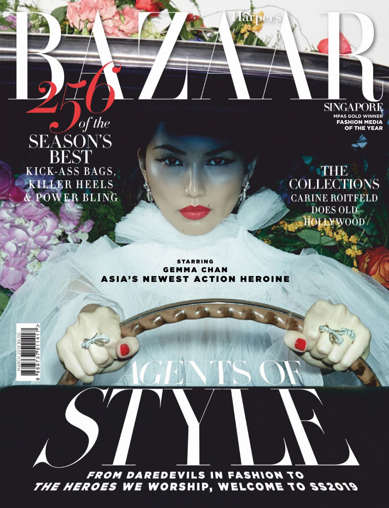 Gemma Chan - Harper's Bazaar Singapore March 2019 • CelebMafia