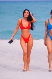 Gemma Lee Farrell and Paula Suarez in Bikinis - Miami 03/21/2019