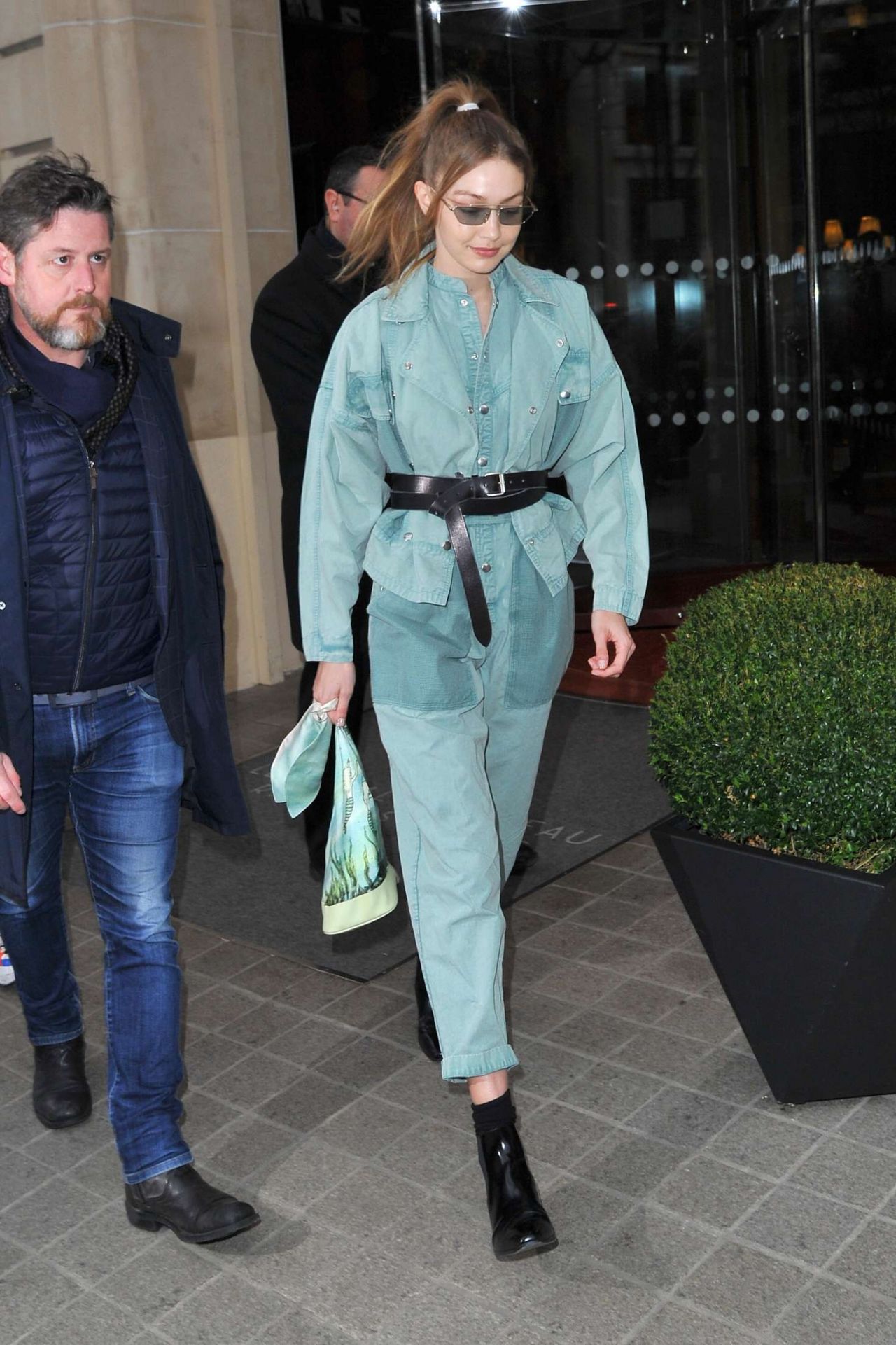Gigi Hadid is Stylish - Leaving Her Hotel in Paris 02/28/2019 • CelebMafia