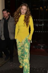 Gigi Hadid - Outside Vogue Party in Paris 03/04/2019